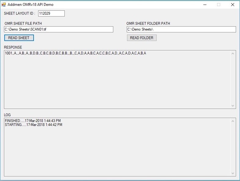OMR API Integration and SDK